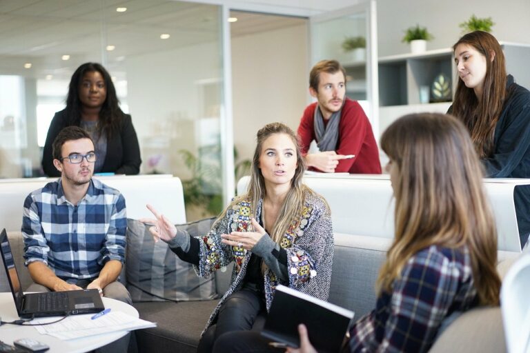 Réunion d'équipe pour un accompagnement au changement